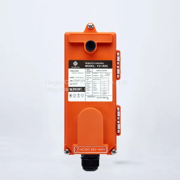 Universal F21-E1B Industrial Radio Wireless Remote Control 8 Channel Singles Buttons UTING for Overhead Crane 18-65V 65-440V AC DC photo-4