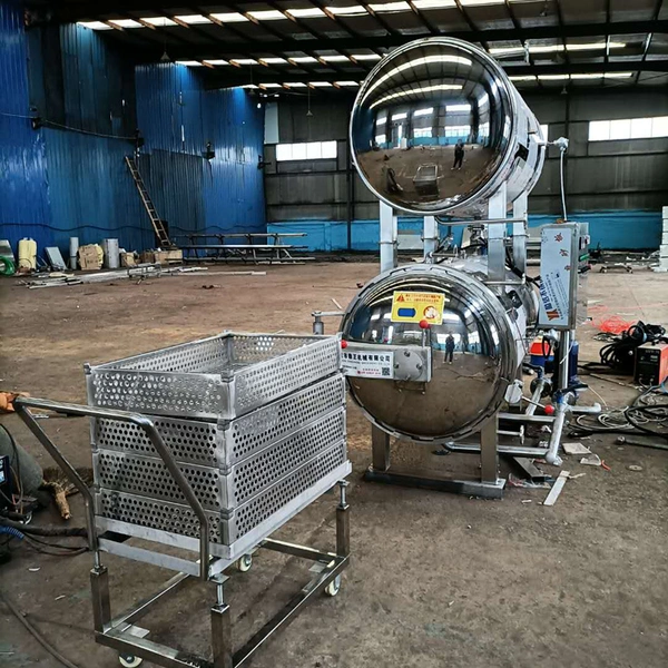 Canned Food Retort Sterilizer Batch Pasteurizer For Sale Large-capacity Food Sterilization Pot photo-2
