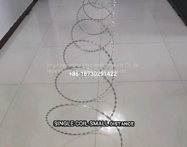 Single Or Cross Concertina BTO CBT Galvanized Barbed Wire From China Supplier photo-2