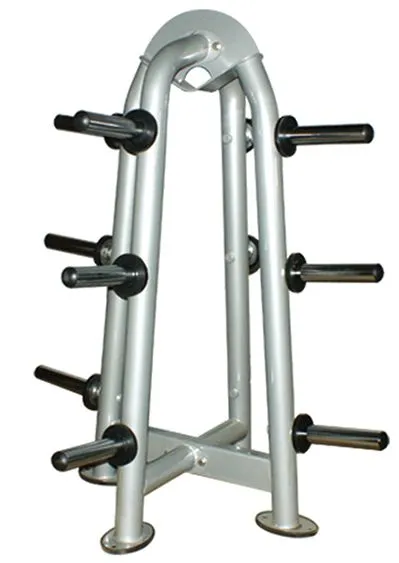 Custom Logo Vertical Professional Fitness Stand Bumper Plate Weightlifting Barbell Bar Gym Storage Weight Plate Storage Rack photo-2