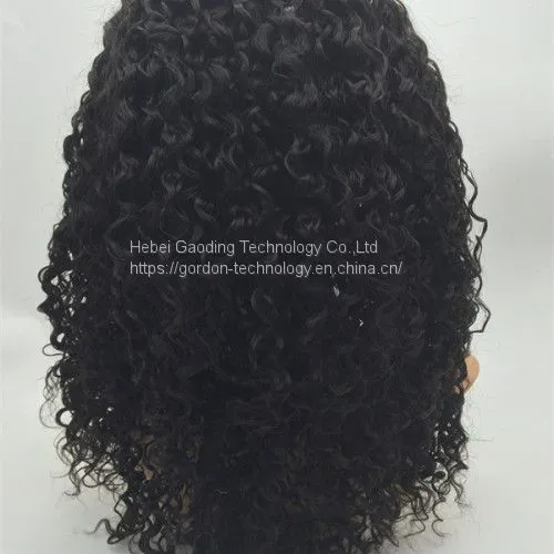 13x4 Lace Front Natrual Color Curly Human Hair Wig Vendor From China photo-2
