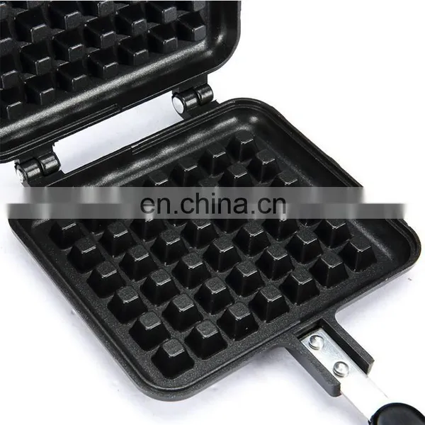 Breakfast Square Die Casting Aluminum Egg Waffles Frying Pan photo-5