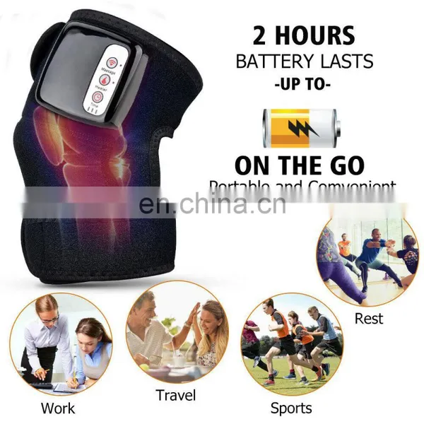Knee Joint Pain Relief Massager Arthritis Physiotherapy Heat Vibration photo-2