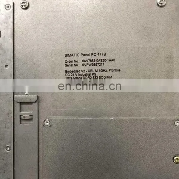 Siemens SIMATIC Panel PC 477B 15-inch Color Touch Screen 6AV7853-0AE20-1AA0 photo-4