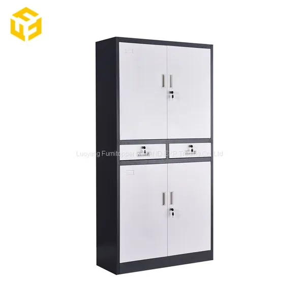 Furnitopper Lockable Office Cabinet Steel File Cabinet With 2 Drawers photo-2