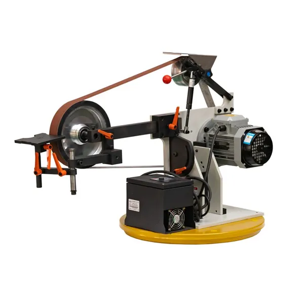 Multifunctional Vertical and Horizontal Large Industrial Belt Sander for Wood and Metal photo-4