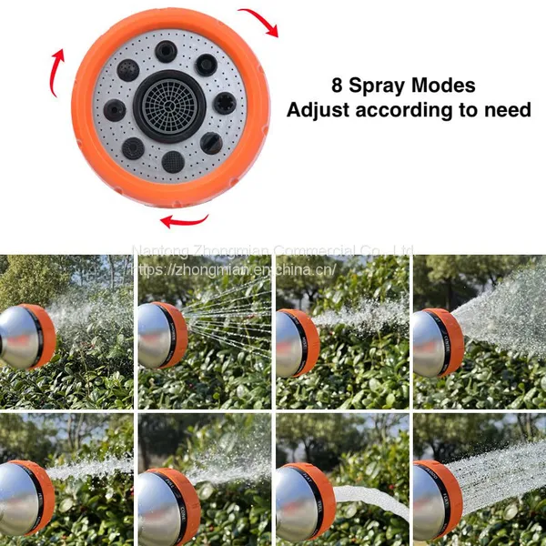 Multi-Usage 8 Modes Plastic Sprayer for Gardening, Pet Grooming, Car Washing, Road Clean Etc. photo-2