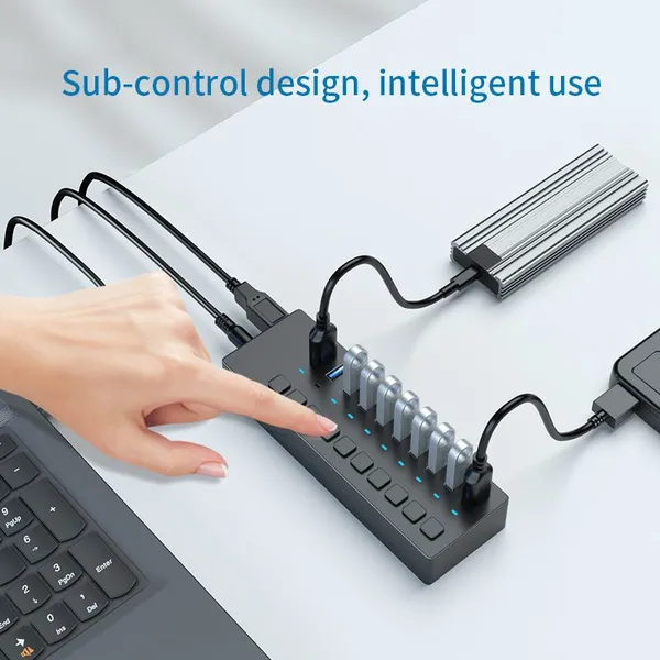 10-port USB-B to USB3.0 Hub photo-5