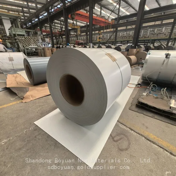 Boyuan High Quality Aluminum Zinc Galvanized Steel Coil White photo-5