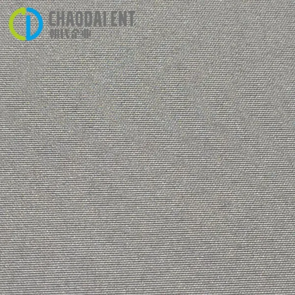Grayish Green Dyed Woven Ocean Cycle 68gsm 290T 100%OCEAN RPET Recycled Polyester Pongee Fabric for Winter Cotton Down Jacket photo-2