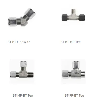 Top Sale Npt Bspp Bspt Stainless Steel Compression Fittings and Double Ferrule Tee Fittings 1/8in to 1in and 2mm to 25mm OEM&ODM photo-3