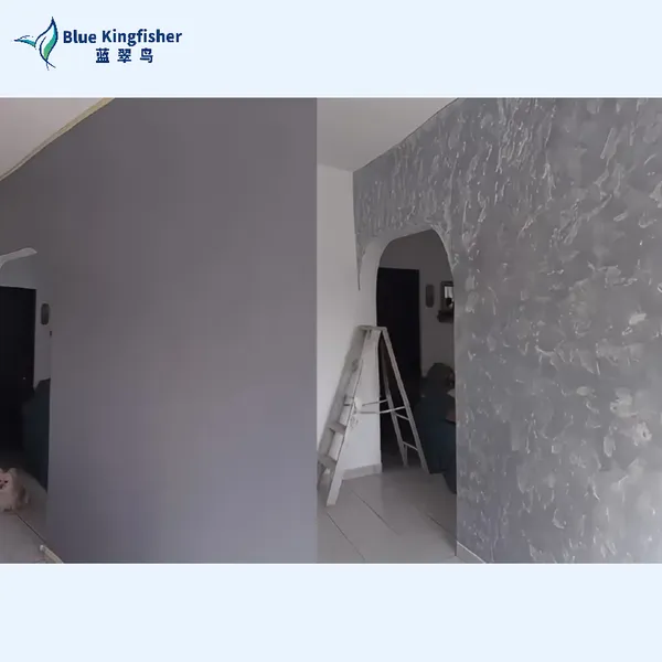Chinese Blue Kingfisher Manufactures Venetian Plaster, Scratch Resistant and Customizable photo-5