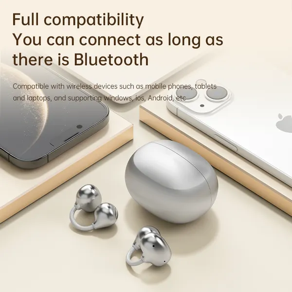 New Private Mold Bluetooth Earbuds J70 Ear-clip TWS Headphones Bluetooth 6.0 photo-5