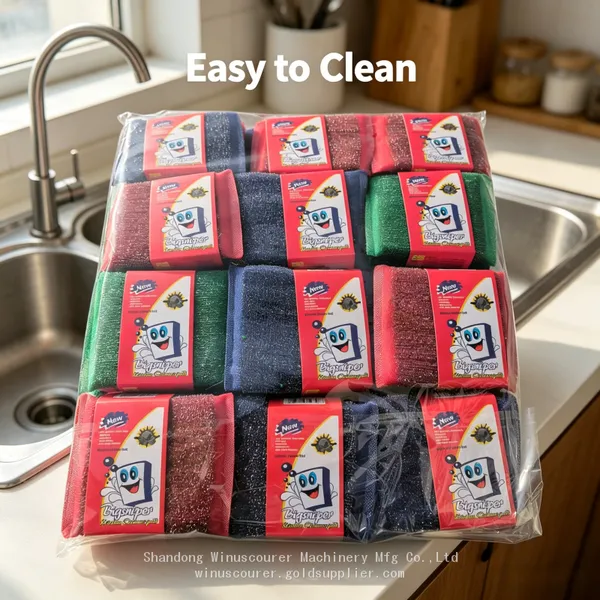 Tough on Stains Dish Sponges Dual Sided Kitchen Sponges for Grease Removal photo-3