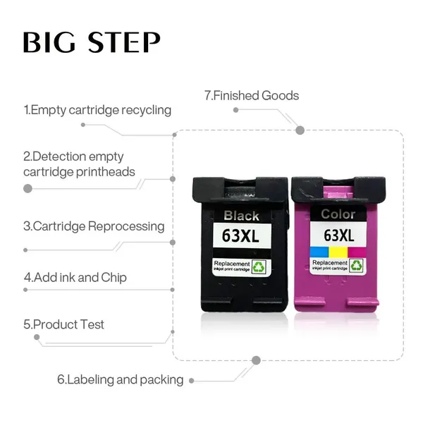 Wholesale Ink Cartridge HP 667 667 XL 667 HP667 Color Inkjet Compatible for HP Deskjet Ink Advantage 1275 Printer photo-3