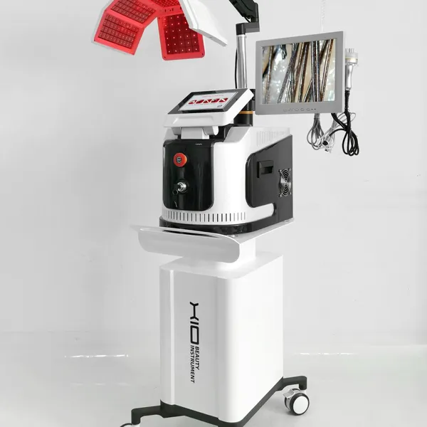 Cepillo de terapia con luz roja de 650nm con 272 diodos láser para el tratamiento de crecimiento de cabello en salones de belleza