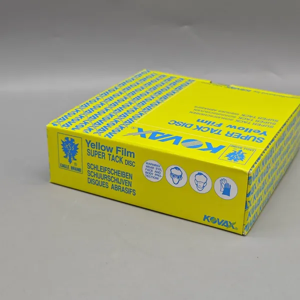 KOVAX SUPER TACK DISC Yellow Film (Hook & Loop Film Sanding Disc photo-3