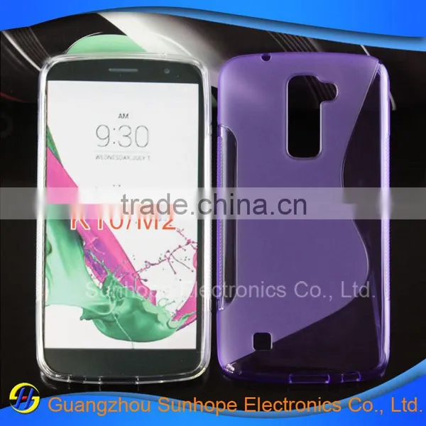 S Line Design Tpu Soft Cell Phone Case For LG K10 M2 F670 Mobile Cover photo-6