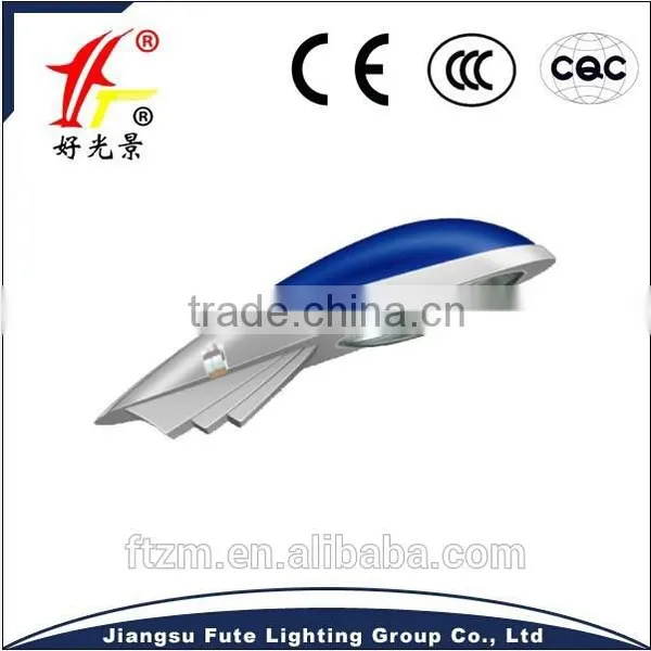 40W and 40W Double Arms Electric Led Street Light With Spining Processing Aluminum Lighting Pole photo-4