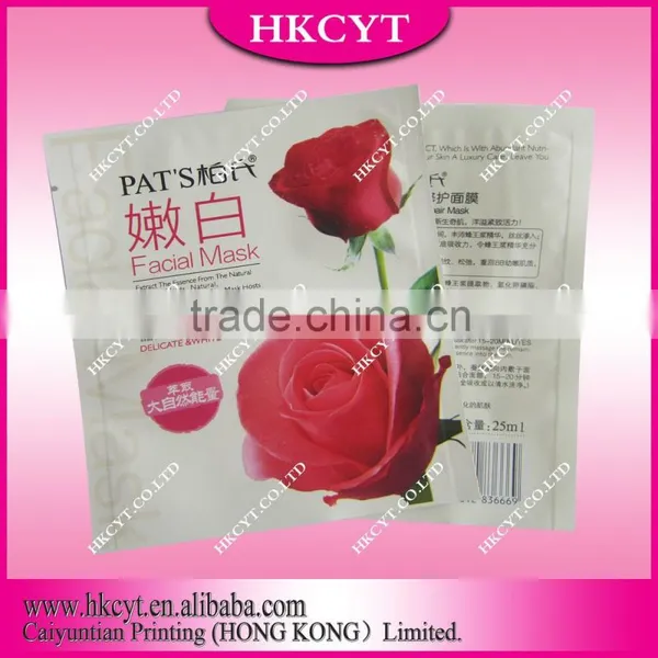 Cute Design Mylar Aluminum Foil Plastic Packaging Bag for Facial Mask/facial Mask Bag photo-6
