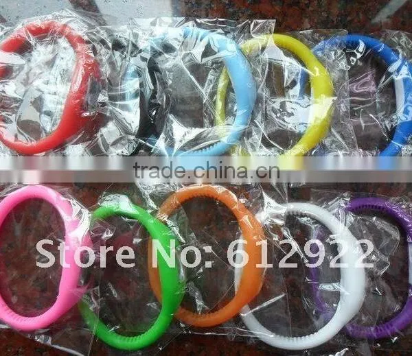Silicone Ion Watch Jelly Digital Watch Colorful Anion Wrist Sport Watch 1ATM Watch photo-2