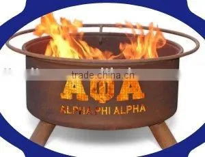 Alpha Phi Alpha RUSTED Fire Pit