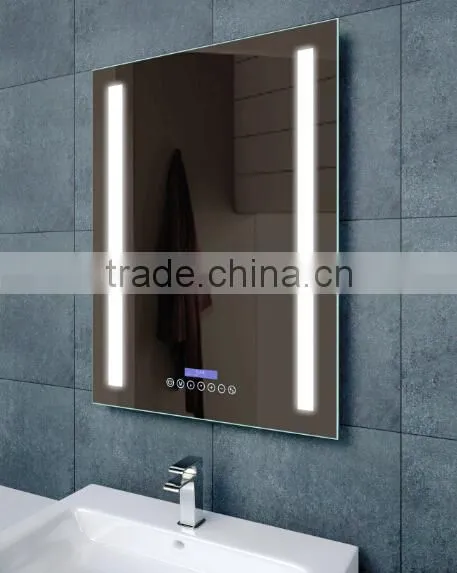 Bathroom Design Hotel LED Anti Fog Touch Screen Bathroom Mirror