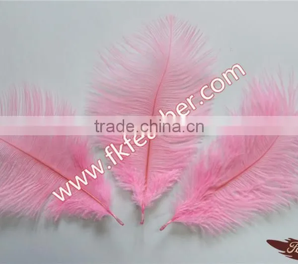 Wholesale Natural Craft Small Pink Ostrich Feather Bulk Fabric For Wedding Supplies Decoration photo-3