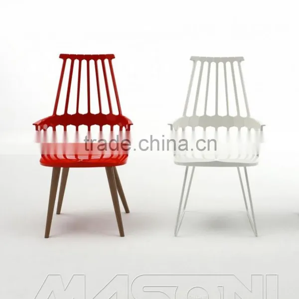 High Quality Wholesale PP Plastic Comback Chair photo-3