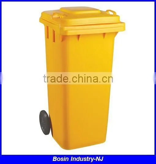 Eco-friendly 240 Liter 2 Wheeled Outdoor Trash Bin