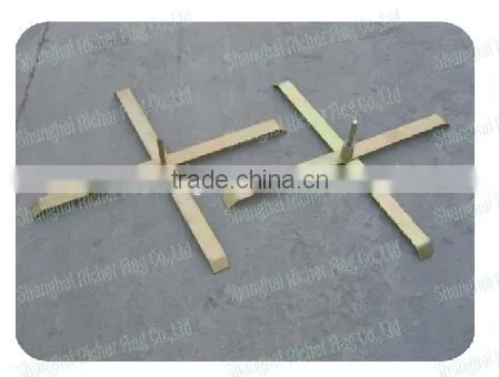 Aluminum Flagpole and Polyester Flag Material 4m Outdoor Advertising Feather Banner