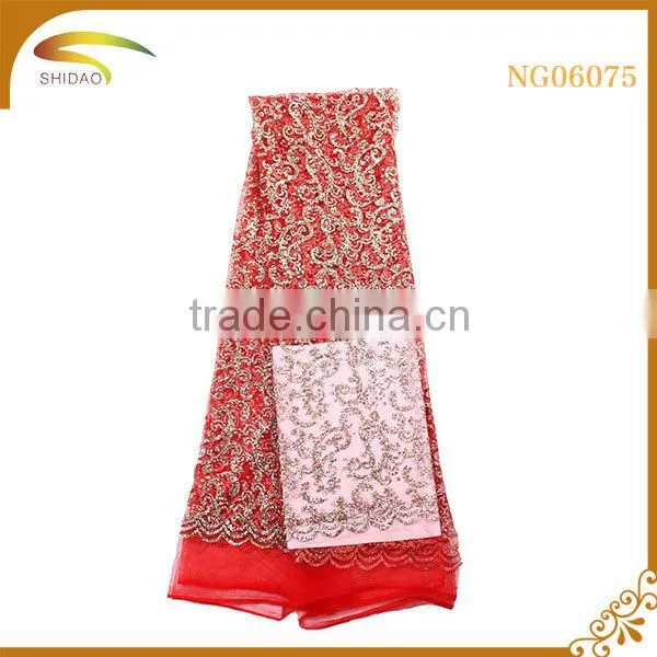 Custom Wholesale Clothes Accessories African Style French Lace Trim Floral photo-3