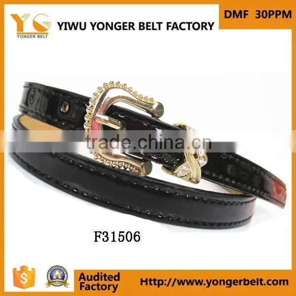 New Summer Girls Rhinestone Skinny Girls Latest Design Casual Garment Belt photo-3