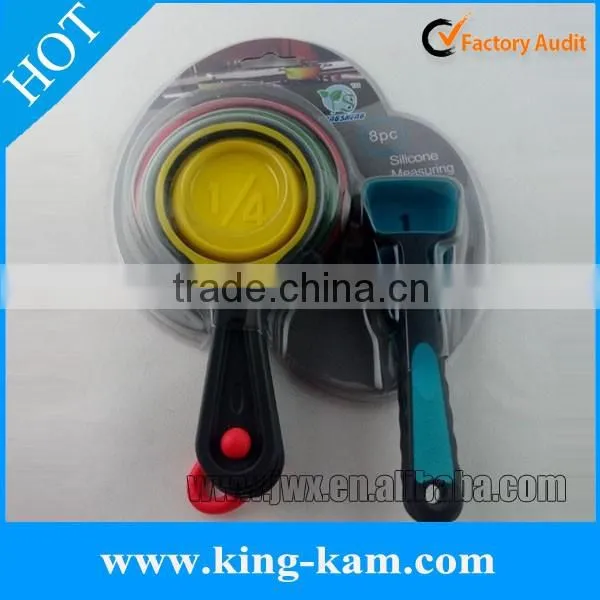 Multi-functional Silicone Measuring Scoop Set in Blister Packaging photo-5