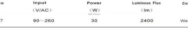 2years Warranty, LED Track Light 30W Cool White SP-8007, IP65 photo-4