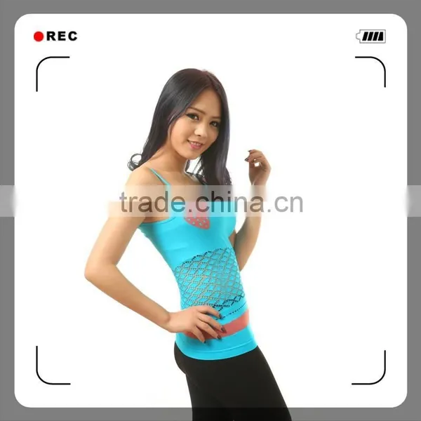 2015 Ladies Seaxy Fashion Seamless Tank Top With Jacquard Weave photo-5
