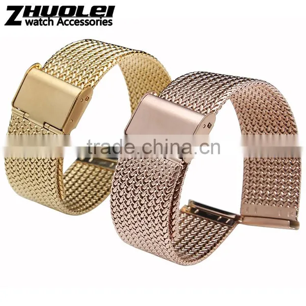 Milanese Classic Buckle Stainless Steel Watchband 16mm 18mm 20mm 22mm 24mm photo-3