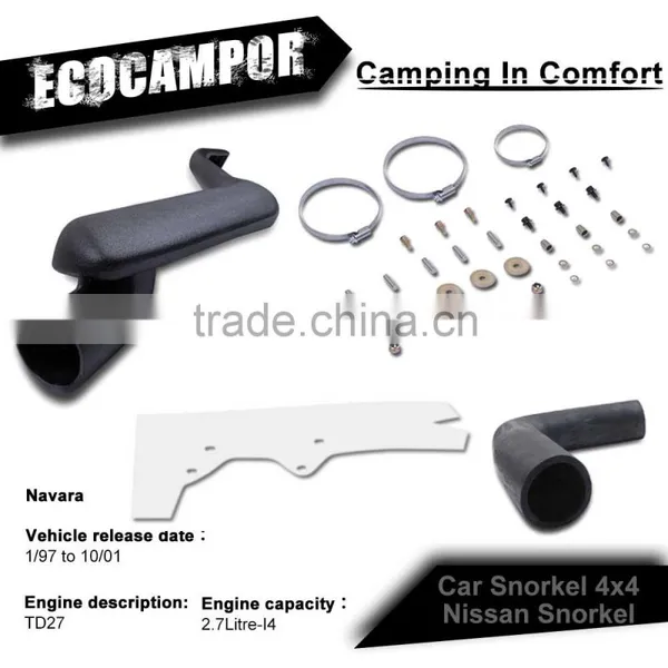 Car 4x4 Cool Air Intake Systems Snorkel Of Navara 3/92 to 12/06 TD27 photo-2