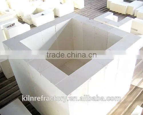 Glass Kiln Fused Cast Zirconia Corundum Refractory Brick photo-2