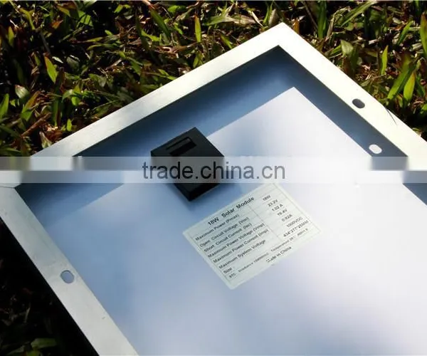 18W Tempered Glass Laminated Sunpower Solar Panel Price China photo-3