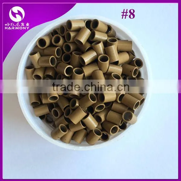 Mini Lock Straight Copper Micro Rings Tube Bead For I Tip Hair Extension Hair Extension Micro Rings Tools photo-5
