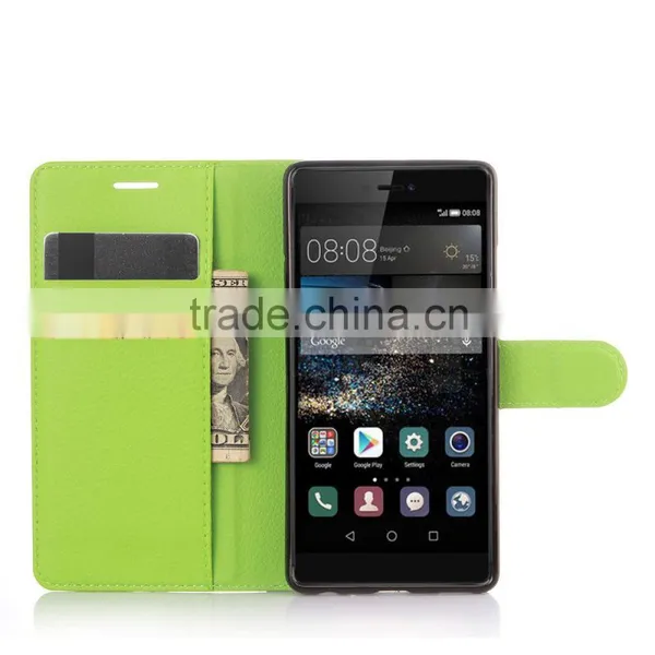 Luxury Mobile Phone Leather Case Leather Flip Case For Huawei P9 photo-6
