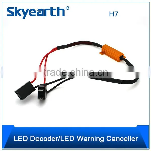 H7 Led Canbus 50w Resistor H7 Plastic Connector Copper With Plating photo-4