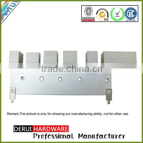 Aluminum1050 Heatsinks Stamping Parts Guandong China 2014