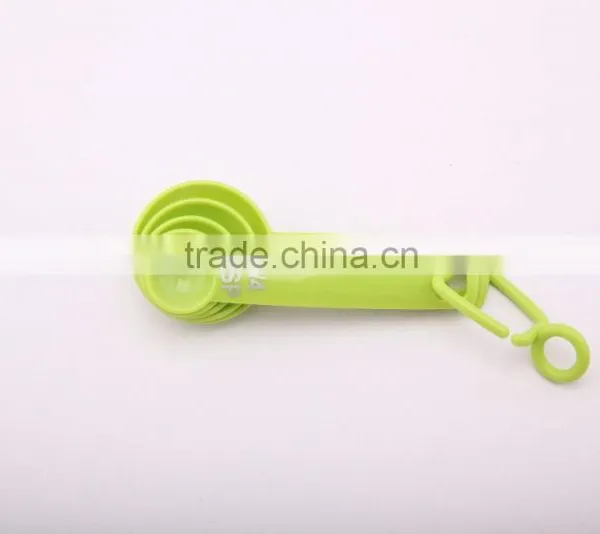 Cheap Price 8-Piece Plastic Measuring Spoons, Green photo-4