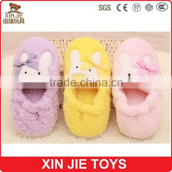 Supply Ladies Indoor Plush Slippers 2015 New Design Plush Kids Slippers Cheap Indoor Plush Slippers photo-2