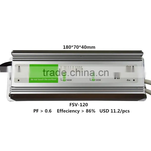 120w 24v Ip67 Waterproof Led Power Driver With CE & RoHs Certificate