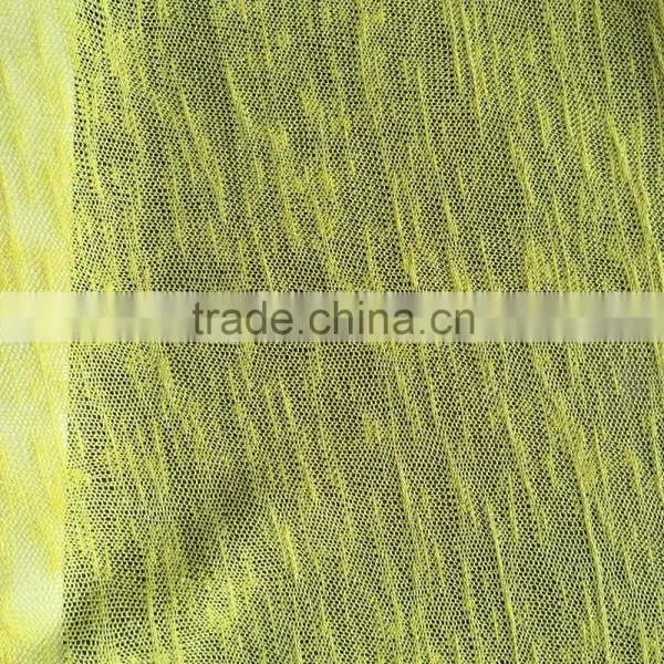 2016 Shaoxing Zequn Knit Rayon Polyester Feimei Loose Gauge Fabric Hacci Slub Coarse Knit Fabric photo-2