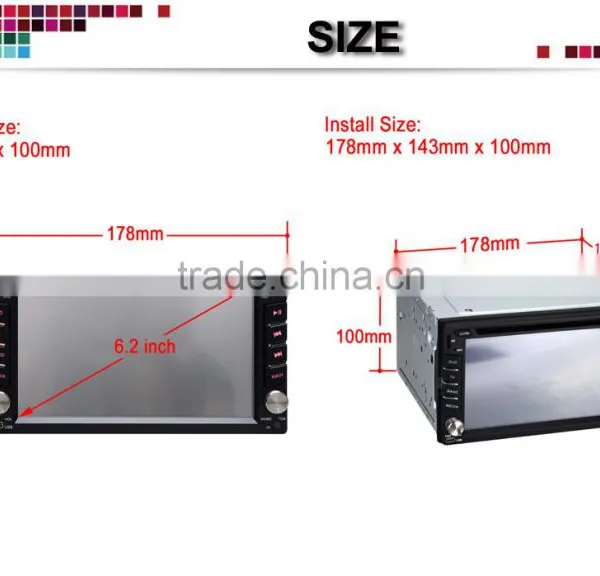 Best Selling 2din 6.2'' Touch Screen Android Car Media Player photo-3