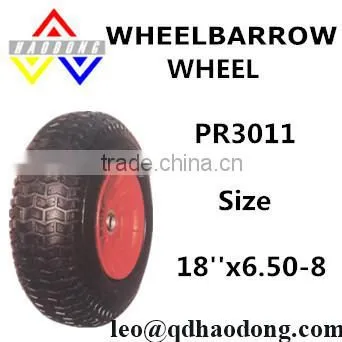 6.50-8 Steel Rim Wheelbarrow Wheels PR3011
